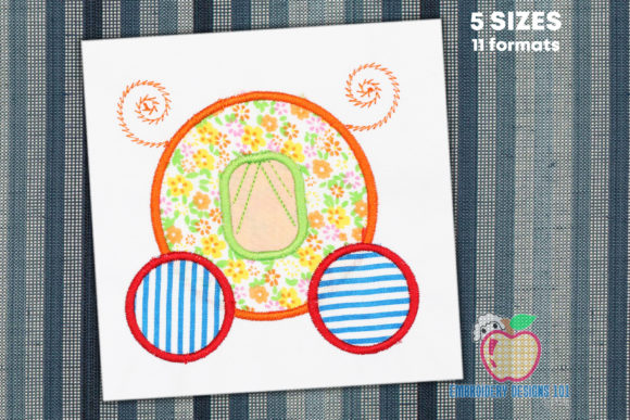 A Carriage in Red Green Color Applique: A Designer’s Review