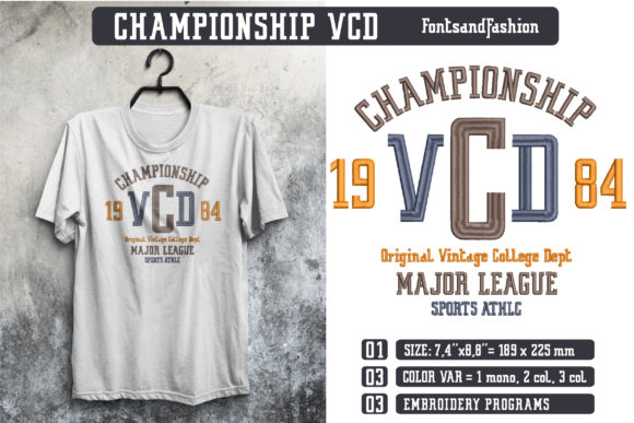 Championship VCD: A Designer’s Stitch-Out Review