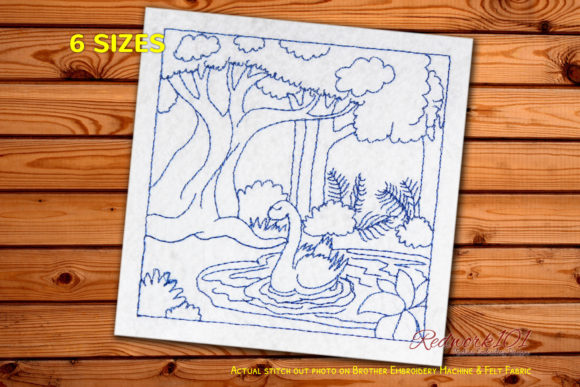 Duck Swimming in River Jungle Scene Review