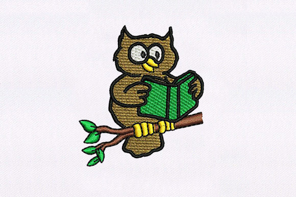 Owl Reading Book: A Designer Review for Business Merch